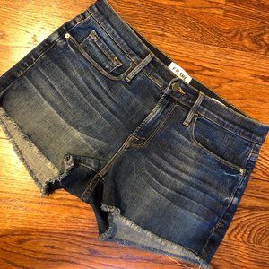 Frame short dark blue denim shorts